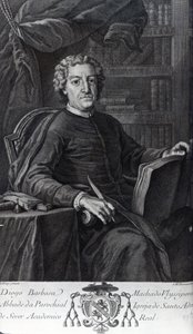 Diogo Barbosa Machado, frontispiece to his 
